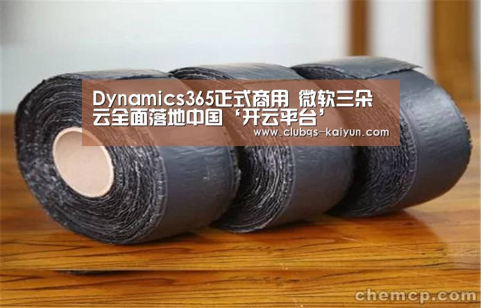 Dynamics365正式商用 微软三朵云全面落地中国‘开云平台’(图2) 开云APP