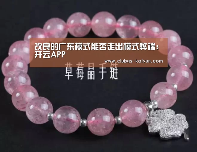 改良的广东模式能否走出模式弊端:开云APP(图3) 开云